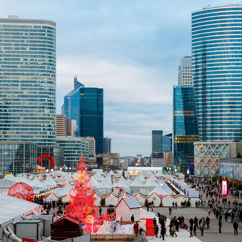 marché de noel la defense paris