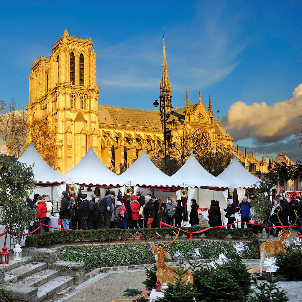 marché de noel notre dame paris
